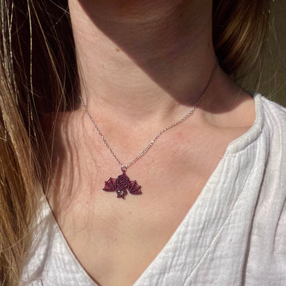 Collier Chauve-Souris / Couleur au choix ✨