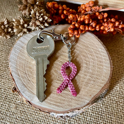 Porte-clés Octobre Rose