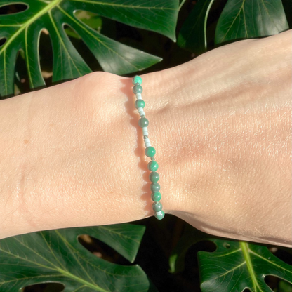 Bracelet « Chance 🍀 » - Message codé en morse 💌