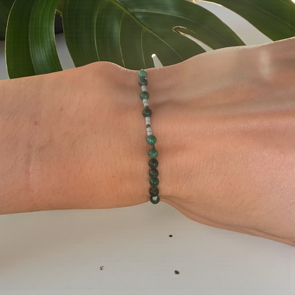 Bracelet « Chance 🍀 » - Message codé en morse 💌