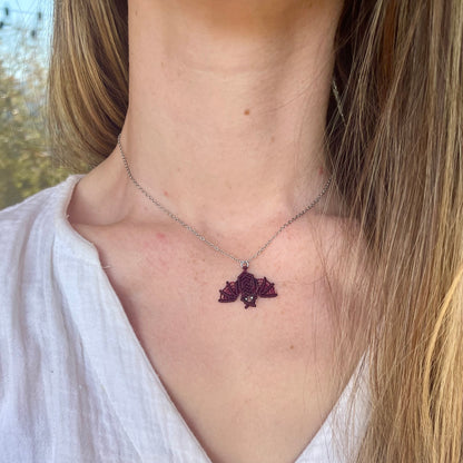 Collier Chauve-Souris / Couleur au choix ✨
