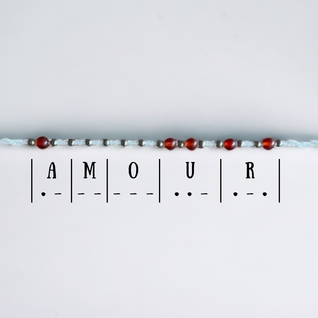 Bracelet à message « Amour »