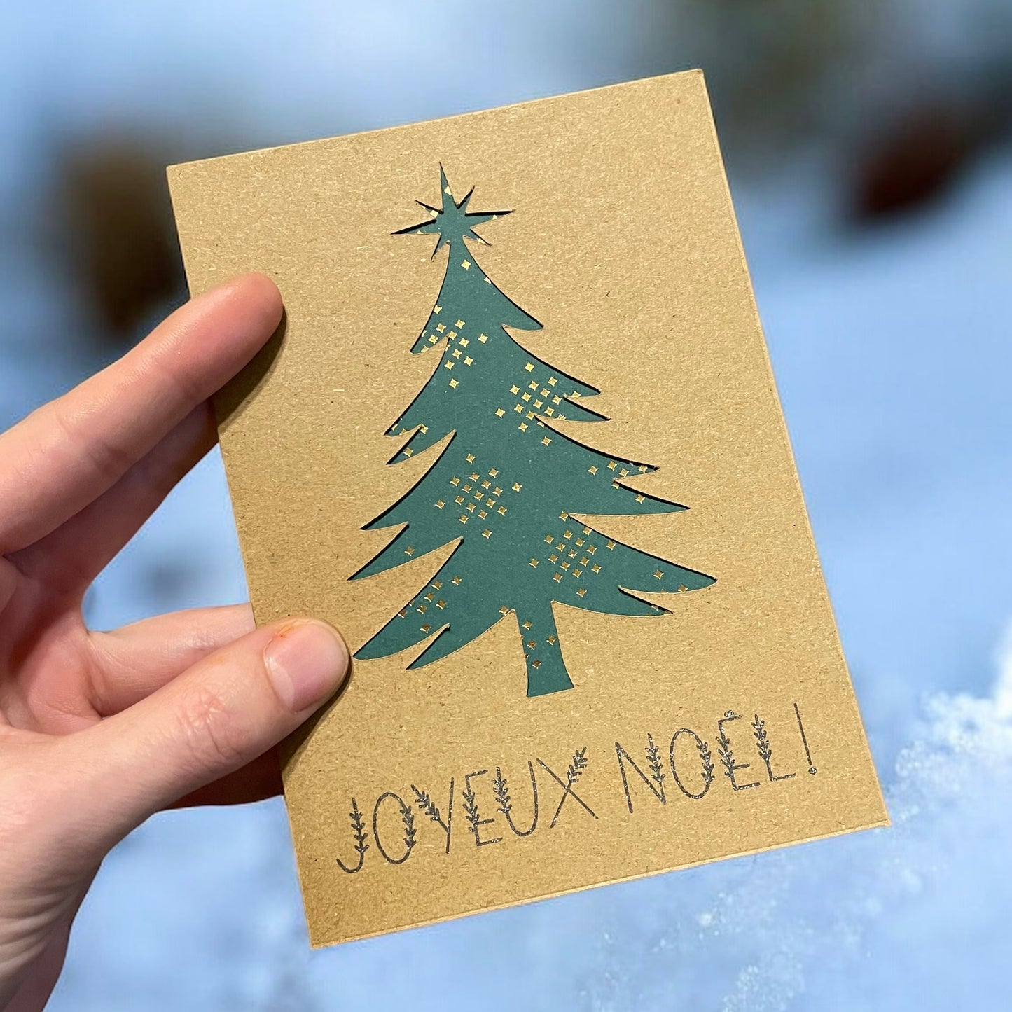 Carte de Noël - Sapin 🎄