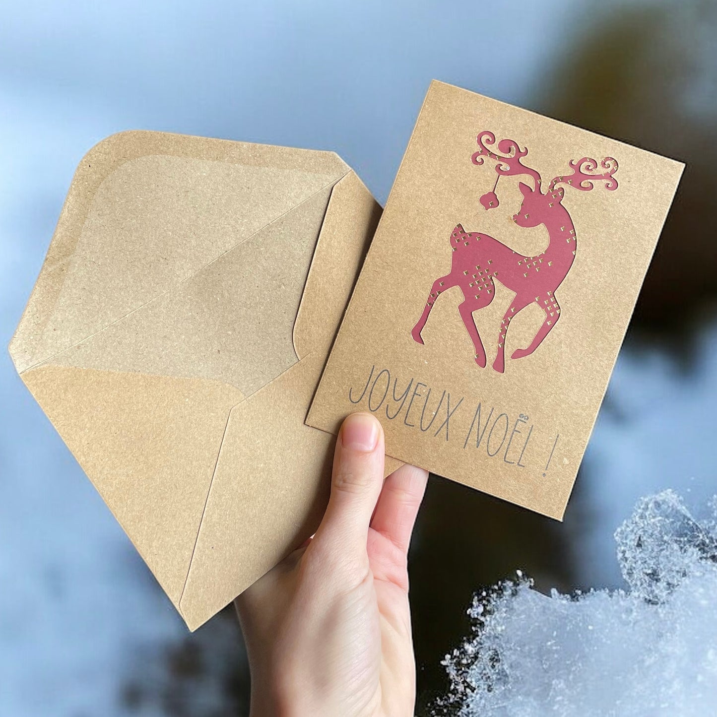 Carte de Noël - Renne de Noël 🦌