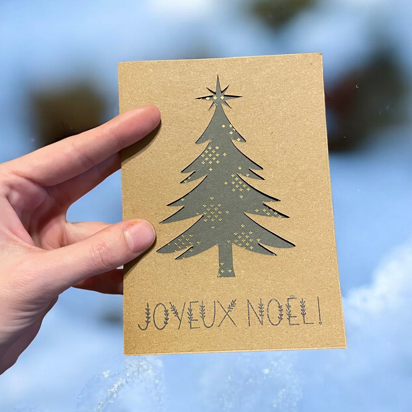 Carte de Noël - Sapin 🎄