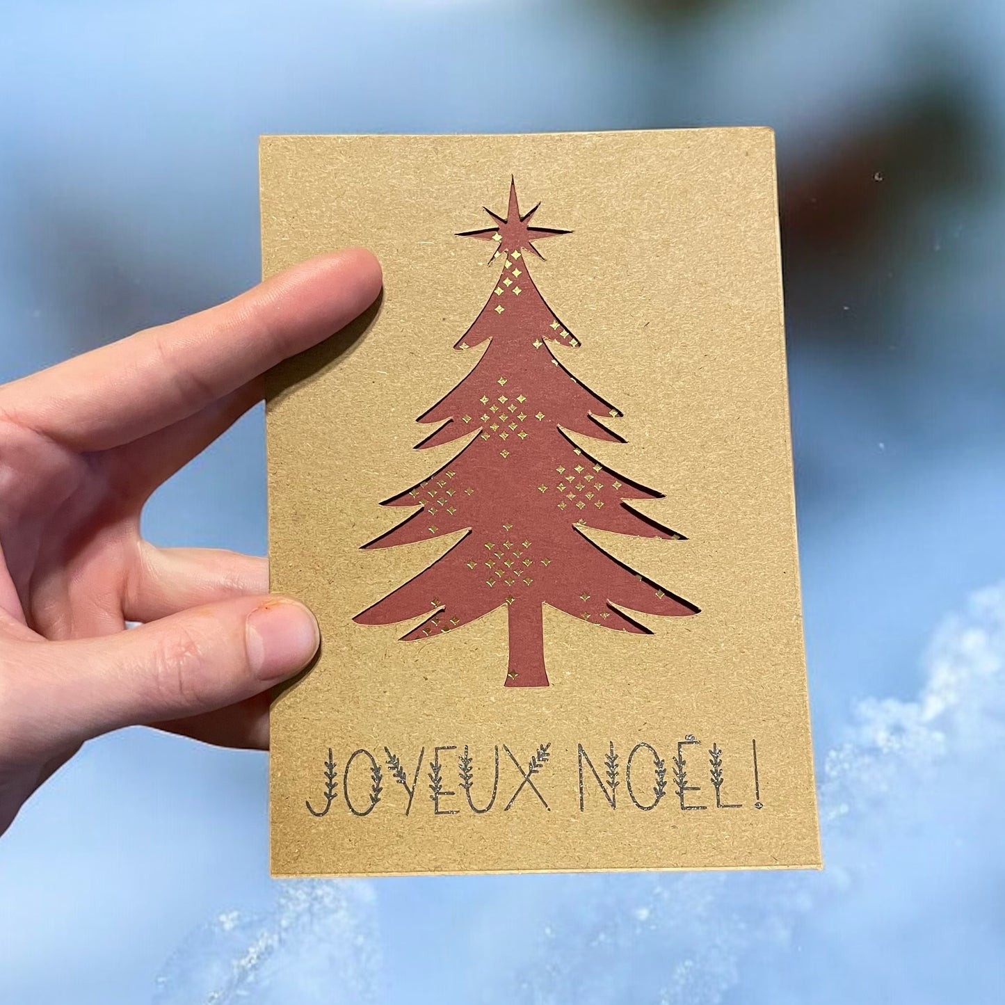 Carte de Noël - Sapin 🎄