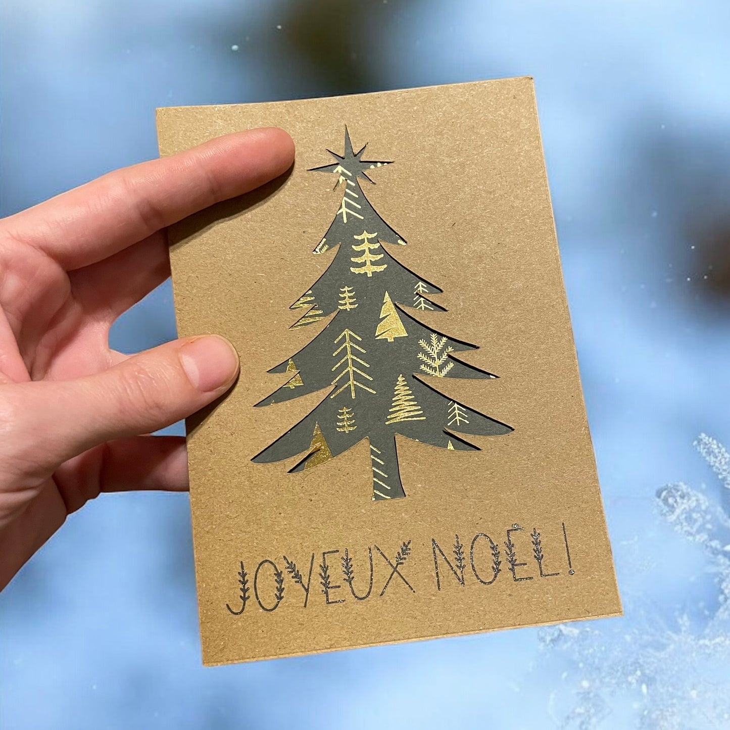 Carte de Noël - Sapin 🎄