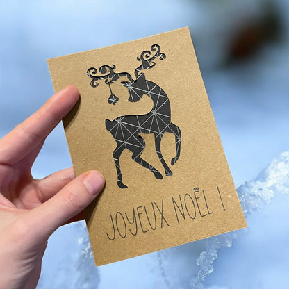 Carte de Noël - Renne de Noël 🦌