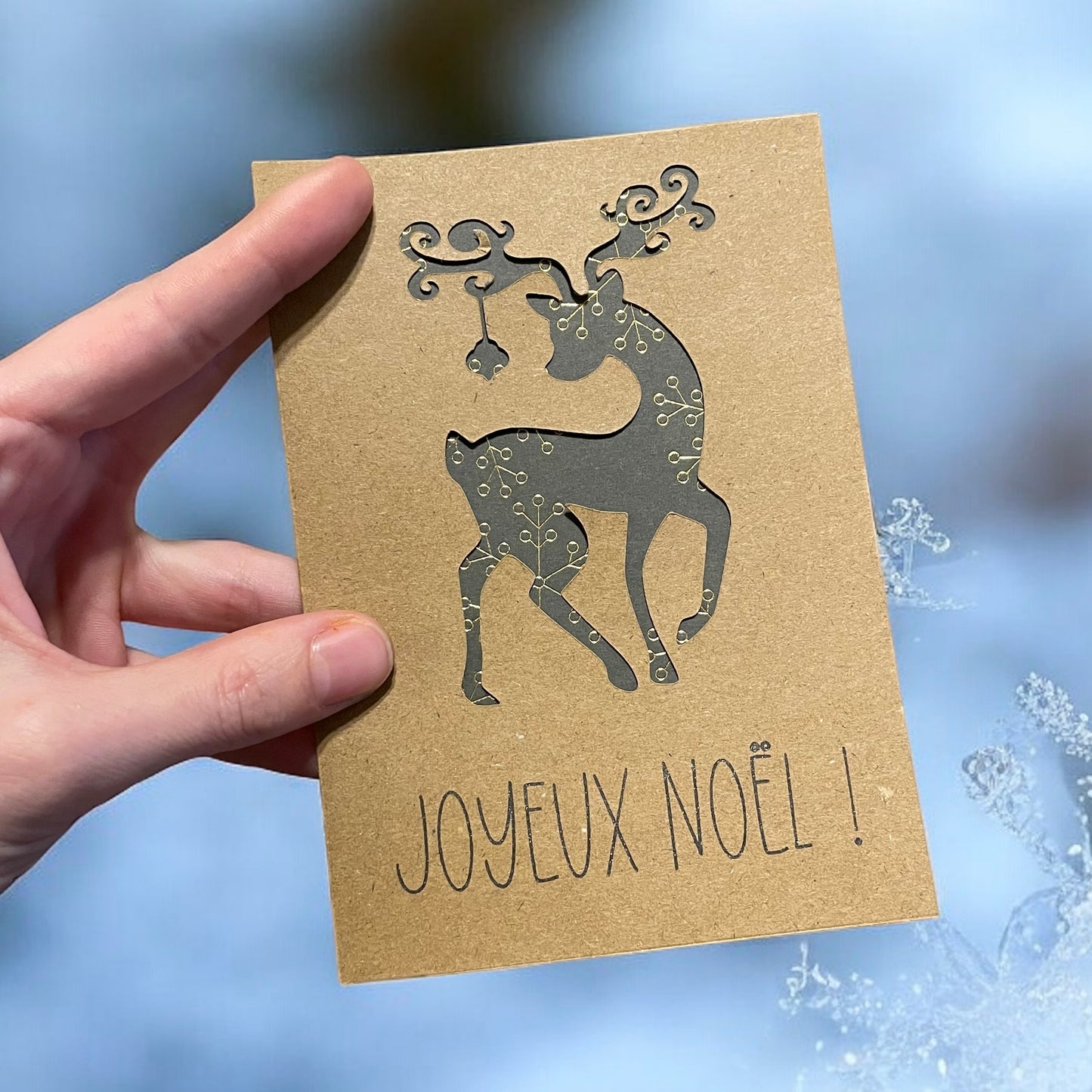 Carte de Noël - Renne de Noël 🦌