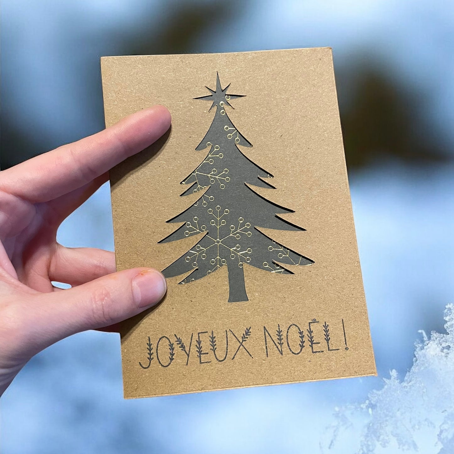 Carte de Noël - Sapin 🎄