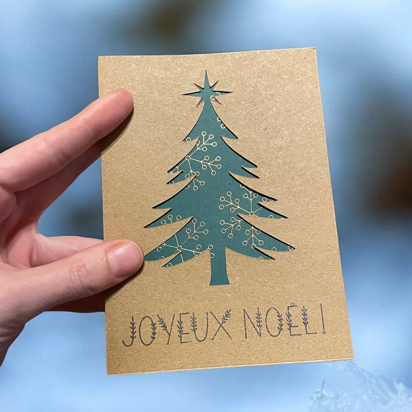 Carte de Noël - Sapin 🎄