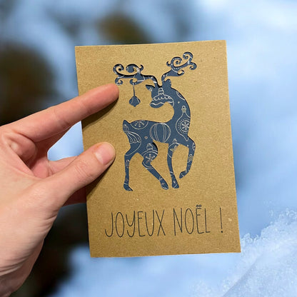 Carte de Noël - Renne de Noël 🦌