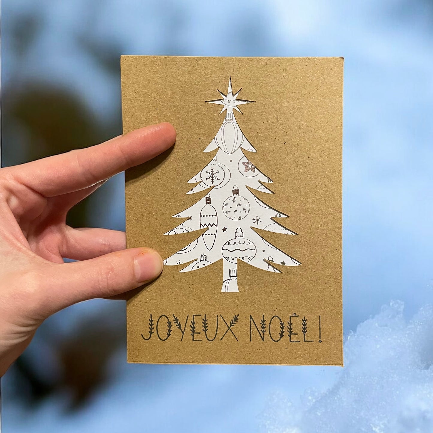 Carte de Noël - Sapin 🎄