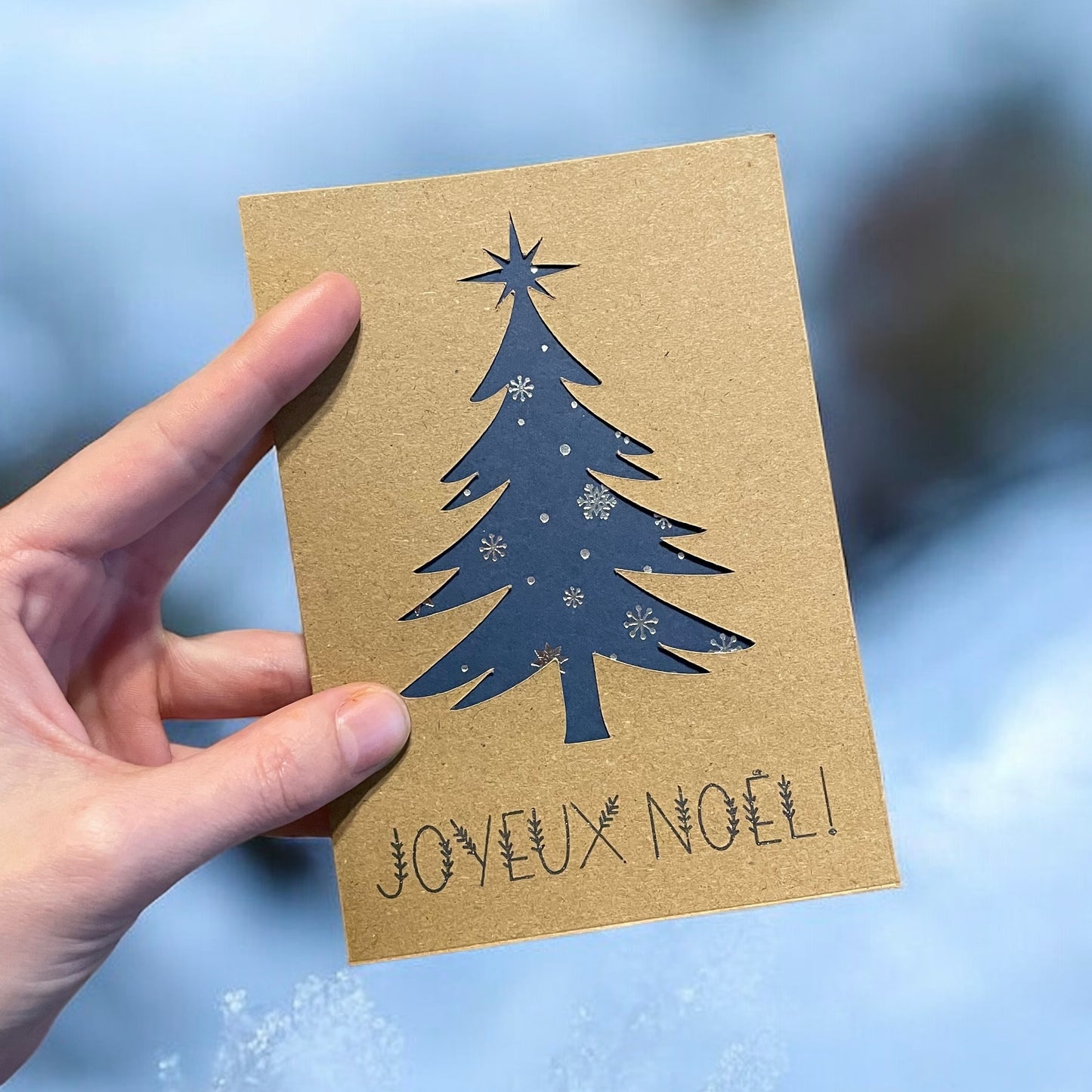 Carte de Noël - Sapin 🎄