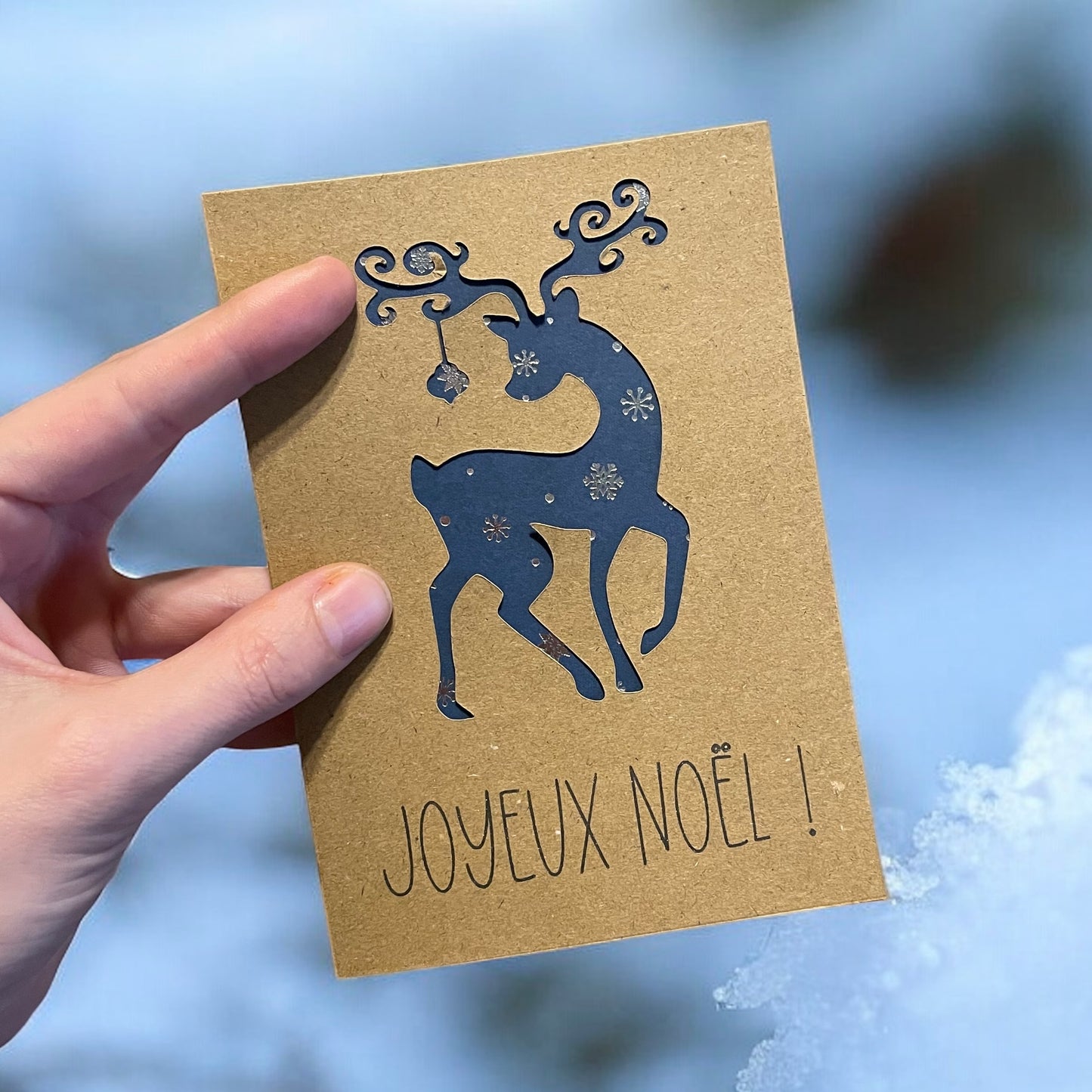 Carte de Noël - Renne de Noël 🦌