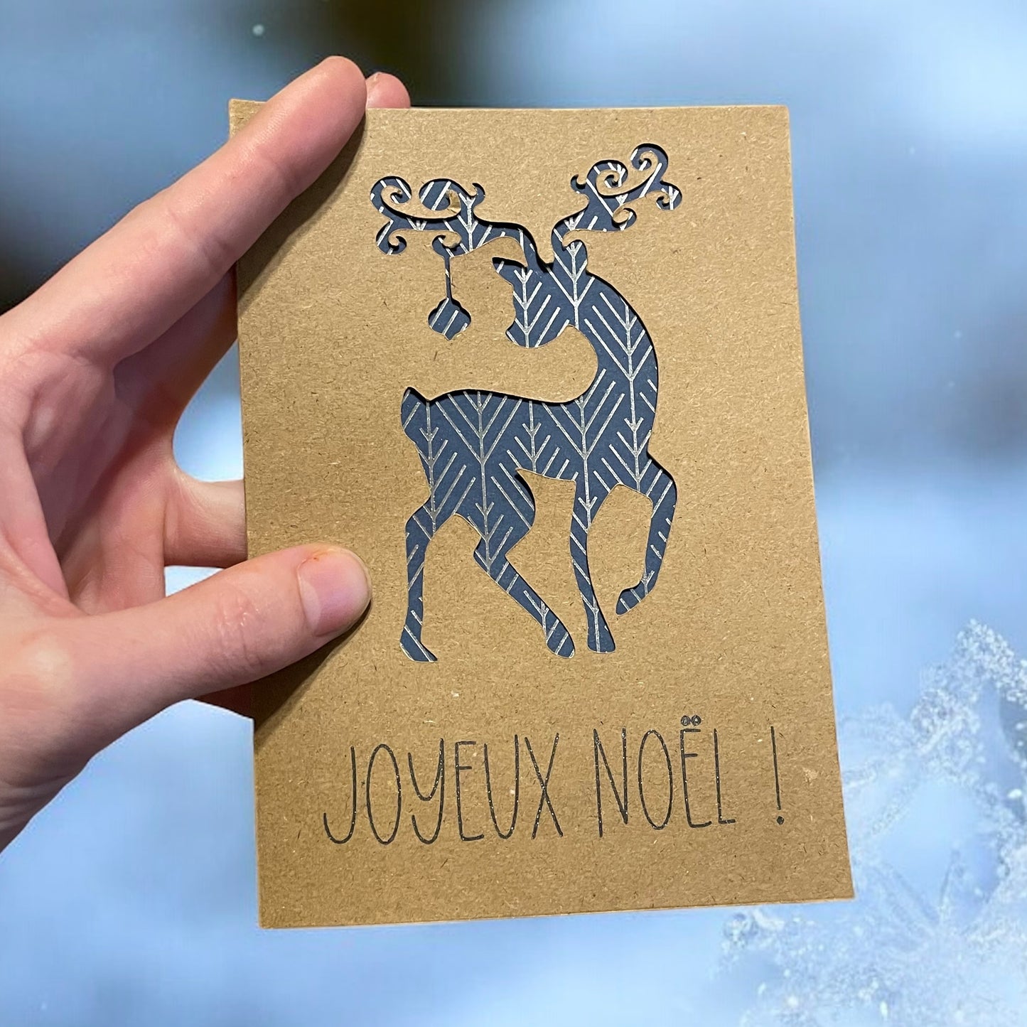 Carte de Noël - Renne de Noël 🦌