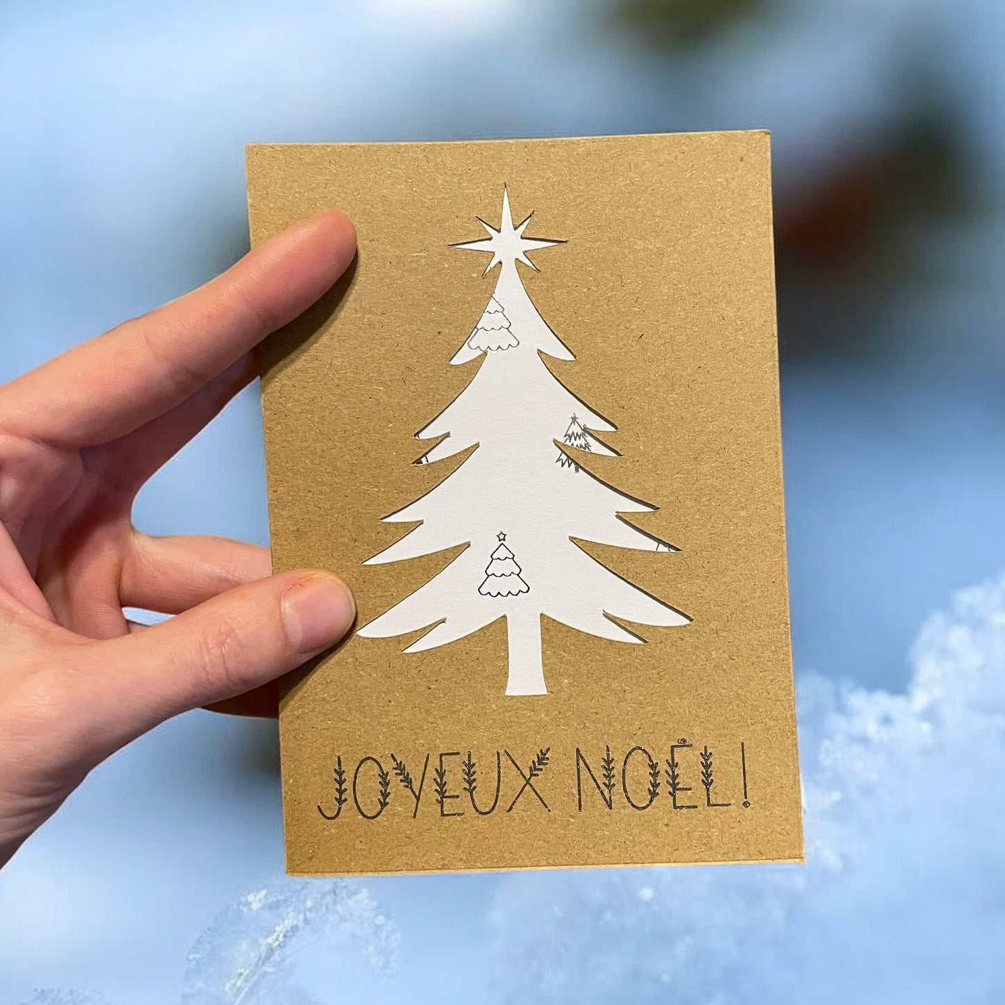 Carte de Noël - Sapin 🎄