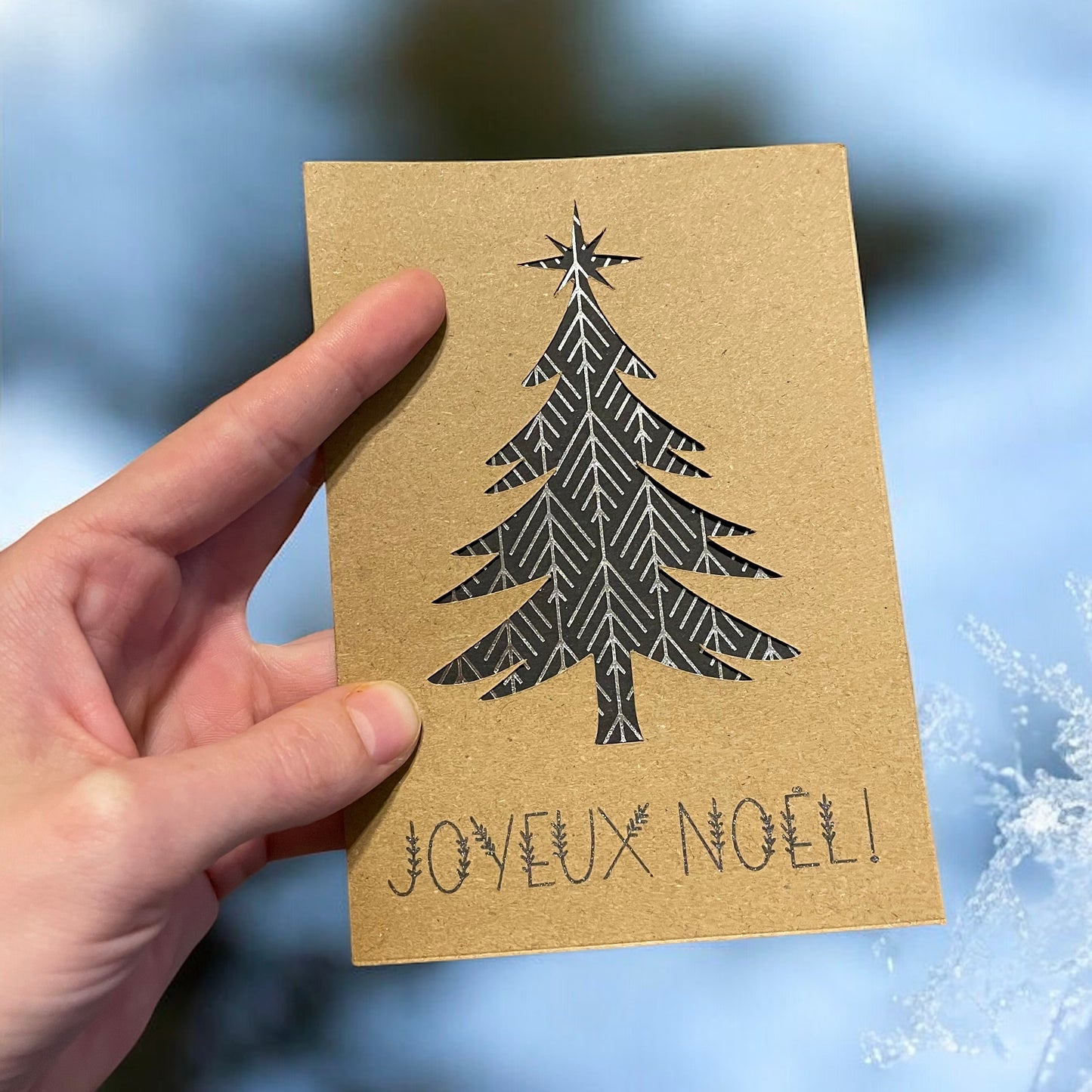 Carte de Noël - Sapin 🎄